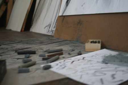 Working Material, in my studio