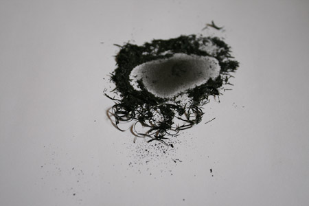 Small Piles Of Dust And Shavings From My Pencil VIII