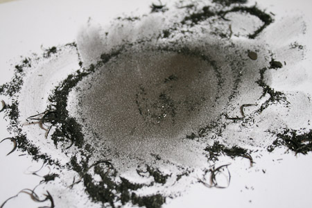 Small Piles Of Dust And Shavings From My Pencil IX